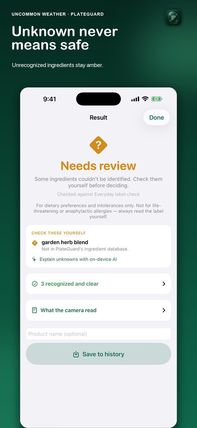 PlateGuard current App Store screen 2
