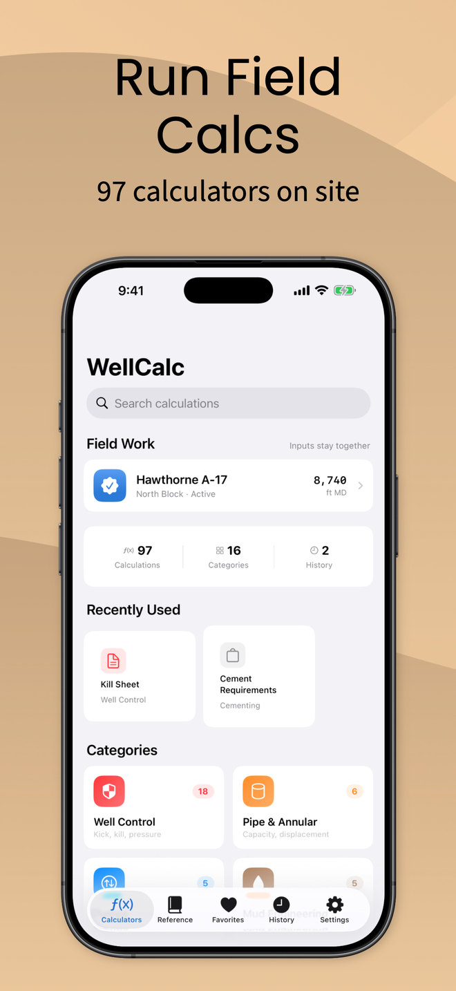 WellCalc current App Store screen 1